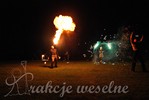 teatr ognia - pokaz fire show - wesele - atrakcje weselne