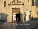 anioły na szczudłach na ślub